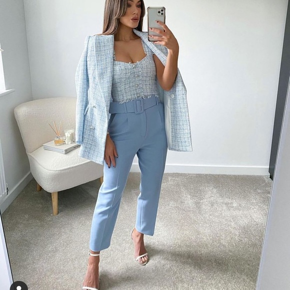 Zara textured plaid blazer - Picture 6 of 14